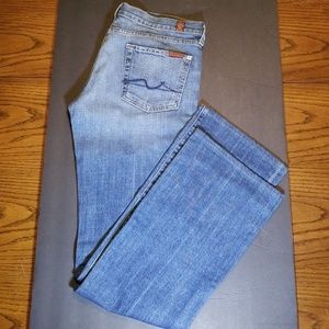 7 for all mankind bootcut jean size 30